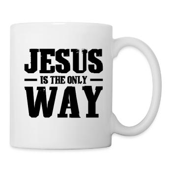 Jesus Christus Glaube - Tasse - Weiß - Rechts