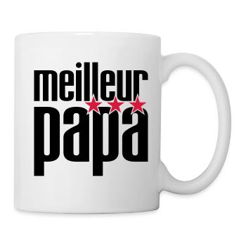 Meilleur Papa - Mug blanc - blanc - Droite
