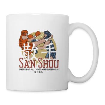 San Shou Chinese Combat Martial Arts - Mug blanc - blanc - Droite