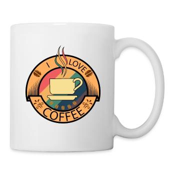 Coffee. I love coffee - Mug - white - Right
