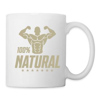 Natural Fitness Sport Athlet - Tasse - Weiß - Rechts