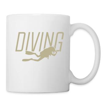 Diving Logo Scuba Dive - Mug - white - Right