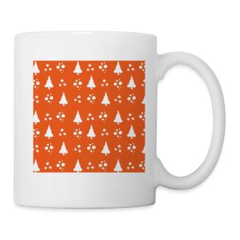 Noël Vacances d’hiver Noël Arbre et neige - Mug blanc - blanc - Droite