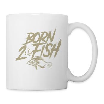 Born to fish fish - Mug - white - Right