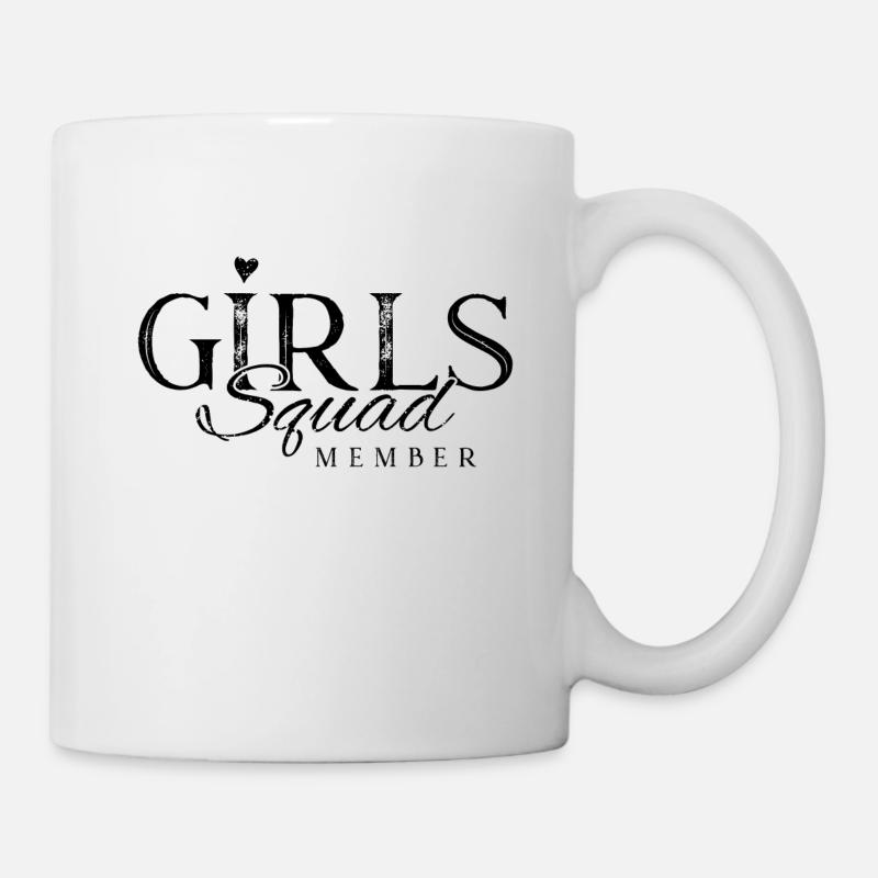 Filles Squad Team filles - Mug blanc - blanc