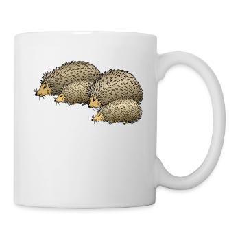 Igel - Tasse - Weiß - Rechts