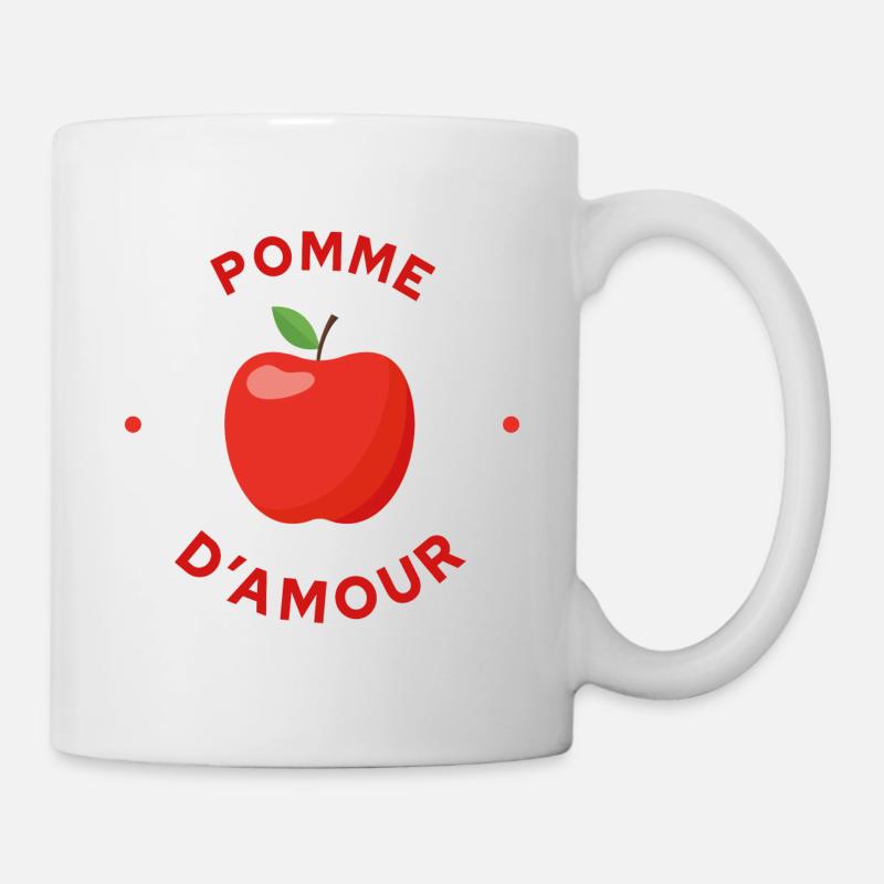 Pomme d'amour - Mug blanc - blanc