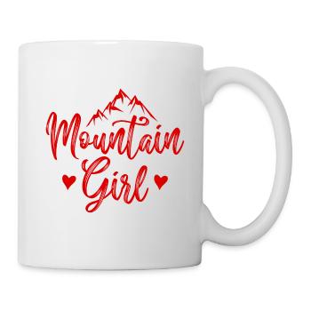 Mountains girl Mountains woman - Mug - white - Right