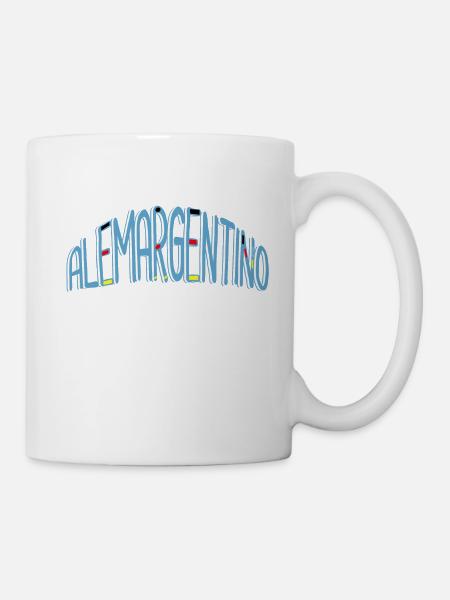 Argentinien-Deutsche deutsch-argentinisch Geschenk - Tasse - Weiß