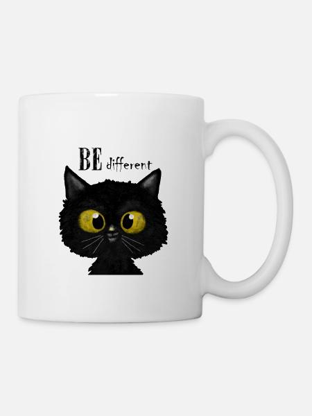 Blackcat - Mug blanc - blanc