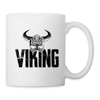 viking wikinger helm - Tasse - Weiß - Rechts