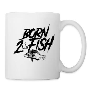 Born to fish fish - Mug - white - Right