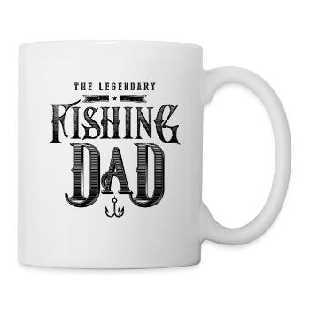 Papa Pêche Papa Poisson - Mug blanc - blanc - Droite