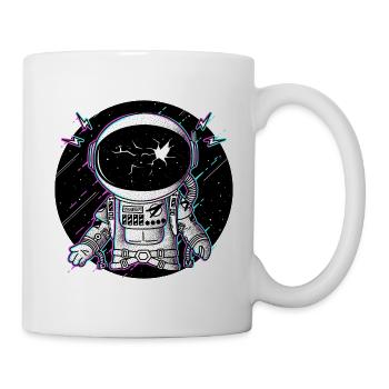 Astronaute Glicth - Mug blanc - blanc - Droite