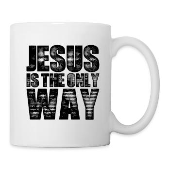 Jesus Christus Glaube - Tasse - Weiß - Rechts