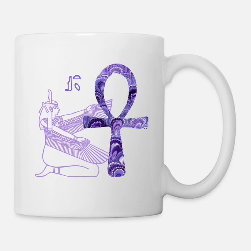 anch e 76 avec la déesse isis - Mug blanc - blanc