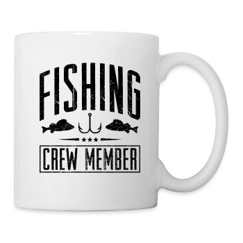 Équipe de pêche membre de l'équipage de pêche - Mug blanc - blanc - Droite