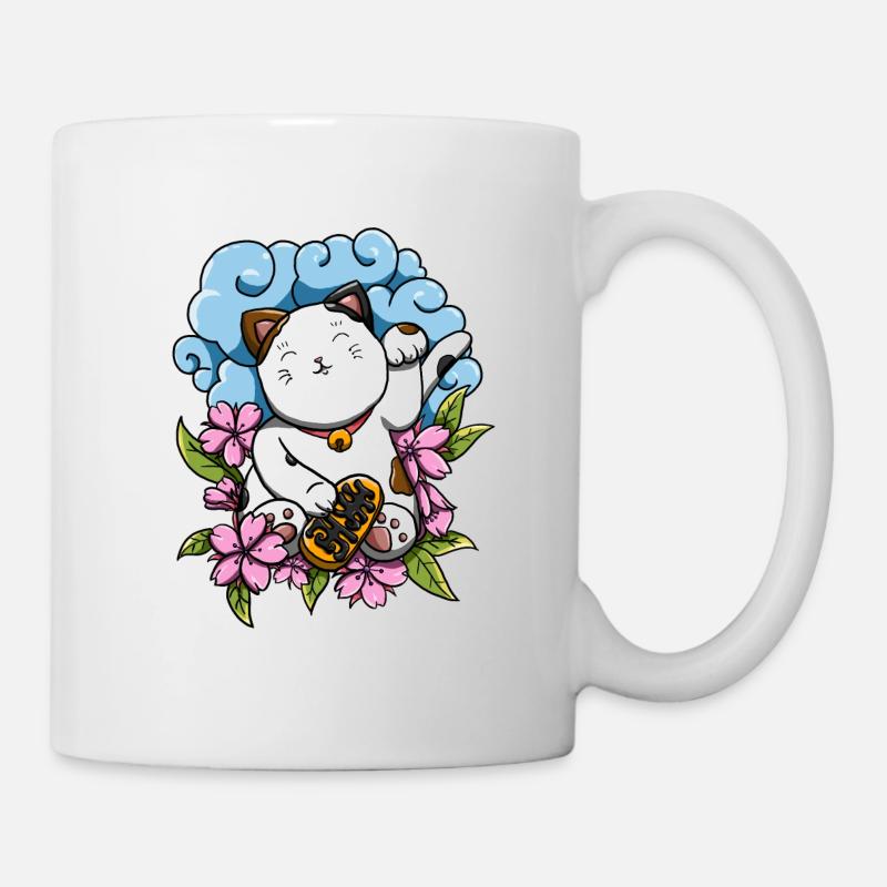 Maneki Neko! - Mug blanc - blanc