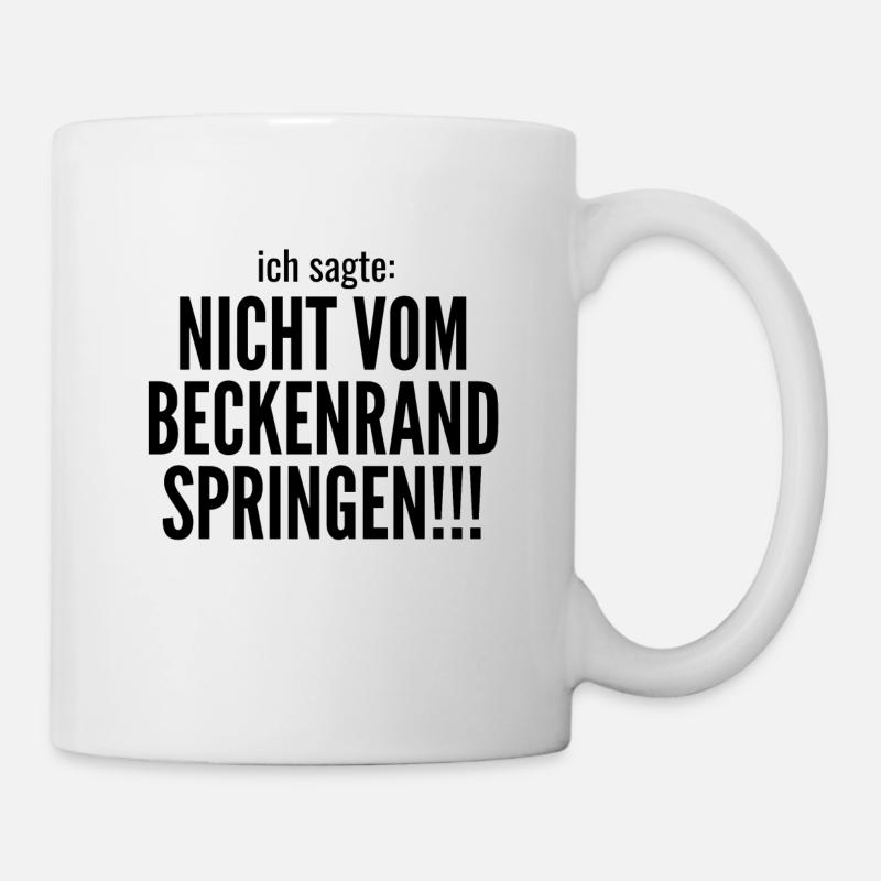 BADEMEISTER RETTUNGSSCHWIMMER Sprüche - Tasse - Weiß