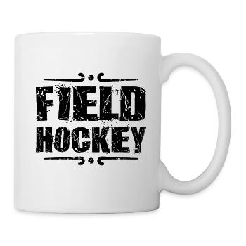Feldhockey Verein Team - Tasse - Weiß - Rechts