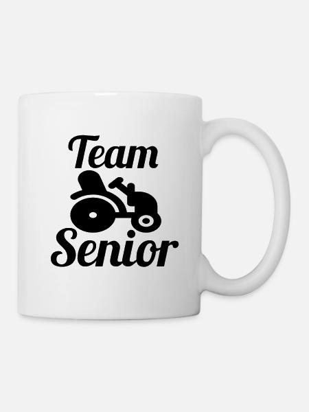 Team Senior - Tasse - Weiß