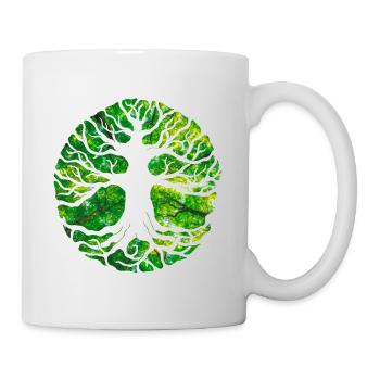 Yggdrasil von Svehen - Tasse - Weiß - Rechts