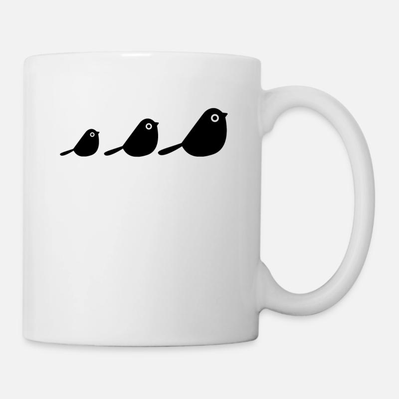 Vögel - Tasse - Weiß