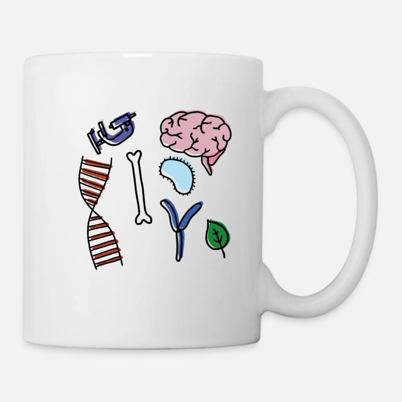 la biologie - Mug blanc - blanc