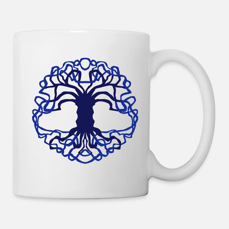 Lebensbaum,Keltisch,Esoterik,Geschenkidee, Symbol - Tasse - Weiß