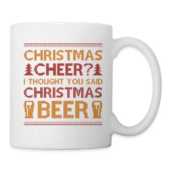 Weihnachtsbeifall - Tasse - Weiß - Rechts