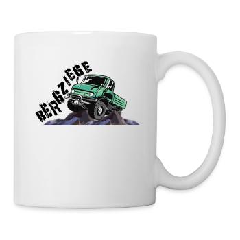 Bergziege - Unimog - Offroad - Oldtimer - Tasse - Weiß - Rechts