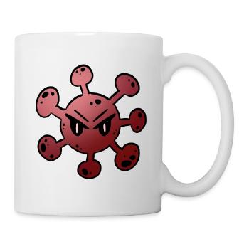 Virus Bakterien Pathogen Viren Corona Covid-19 - Tasse - Weiß - Rechts