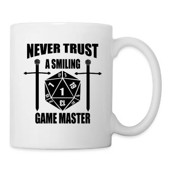 Game master Brettspiel Nerd Geek Geschenk - Tasse - Weiß - Rechts