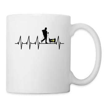 Way of St. James Pilgrim Mrs. Camino Female Pilgrims - Mug - white - Right