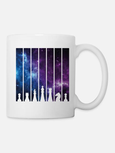 ÉCHECS - Mug blanc - blanc