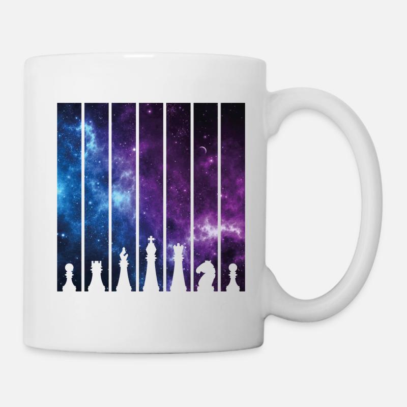 ÉCHECS - Mug blanc - blanc