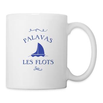 t shirt palavas les flots bateau herault cadeau - Mug blanc - blanc - Droite