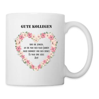 Gute Kollegen - Tasse - Weiß - Rechts