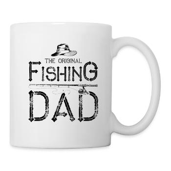 Fishing Papa Dad Fisherman - Mug - white - Right