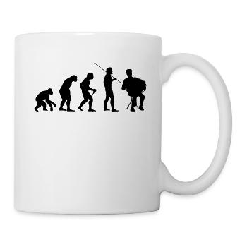 Accordéon - Mug blanc - blanc - Droite