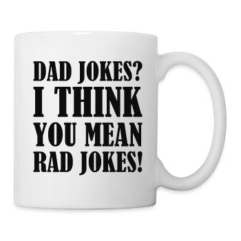 Dad Jokes Rad Jokes - Mug - white - Right