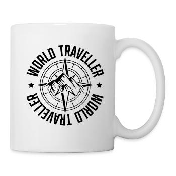 Voyage Boussole Voyage - Mug blanc - blanc - Droite