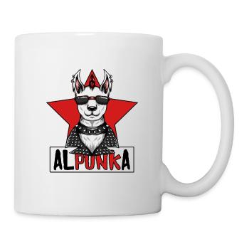Alponka punk alpaga Lama Punk rock punk punk stern - Mug blanc - blanc - Droite