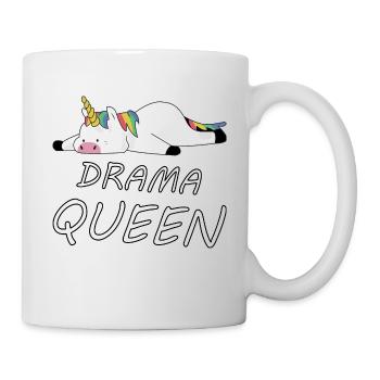 Licorne Unicorn Drama Queen drôle cadeau - Mug blanc - blanc - Droite