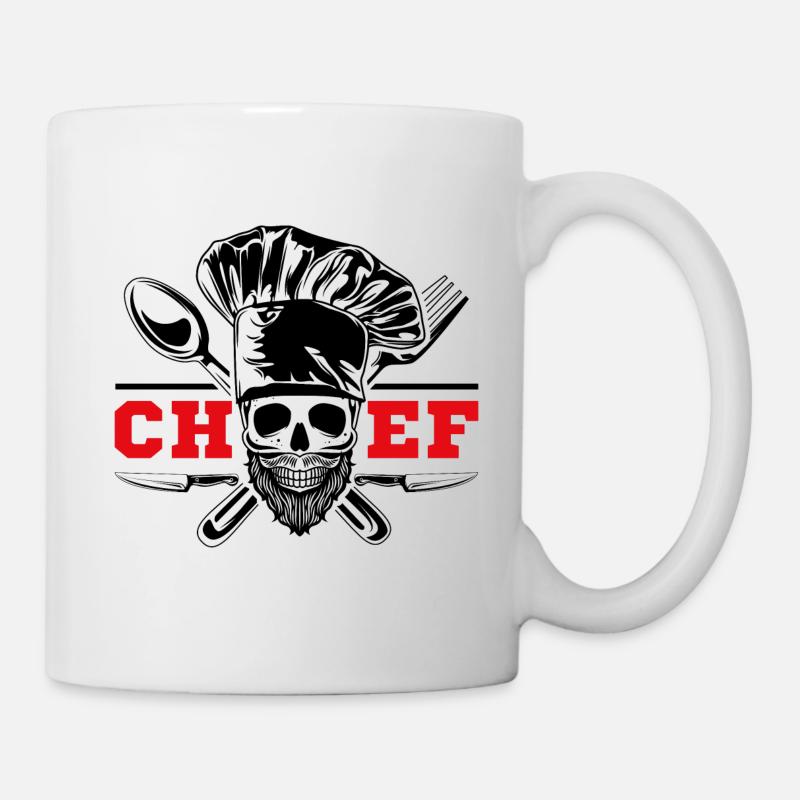 Skull Chef Chef - Mug - white