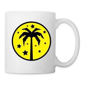 Palm Tree Beach - Mug blanc - blanc - Droite