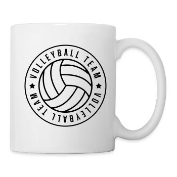 volleyball team - Mug - white - Right