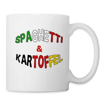 Deutsch-Italiano italienisch Geschenk lustig - Tasse - Weiß - Rechts