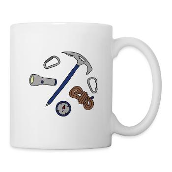 Mountain climbing climbers mountaineers - Mug - white - Right