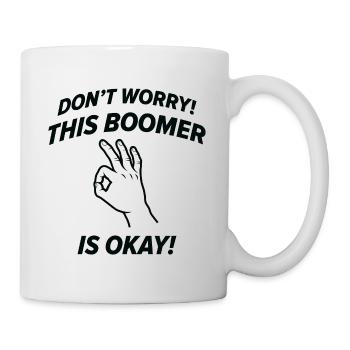 Ce boomer va bien - Mug blanc - blanc - Droite